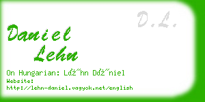 daniel lehn business card